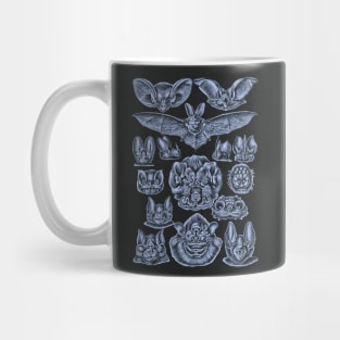 Ernst Haeckel Bats Blue Mug